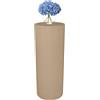 Kloris Colonna Cilindrica Sweet Table altezza 70 cm diametro 35 cm colore cappuccino Made in Italy