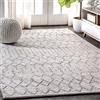JONATHAN Y MOH101B-8 Tappeto marocchino HYPE Boho Vintage Diamond per interni, bohémien, sud-ovest, casual, facile da pulire, camera da letto, soggiorno, non perde pelo, crema/grigio, 240 cm X 300 cm