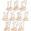 PRETYZOOM Numeri da Tavolo con Base a Cuore 3.54X3.15X3.94 Pollici Segnaposto Digitale per Catering Matrimoni Feste E Ristoranti Decorazioni Tavolo Numeri di Tabella Stabili