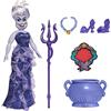 Disney Princess Hasbro Disney Princess Villains - Ursula, Fashion Doll con Accessori e Vestiti Rimovibili, Giocattolo per Bambini dai 5 Anni in su, Multicolore
