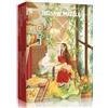 HUADADA Puzzle da 500 pezzi, puzzle classici per famiglie, regalo interattivo, 500 pezzi, puzzle donna in abito rosso (senza parti posteriori divise)