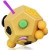 VCOSTORE Fidget Cube con 12 Lati - Originale Cubo Antistress Adulti Fidget Toys Ufficio Gadget Anti Stress Cube Per Tutte le Età Con ADHD, ADD, ASD, ADHD