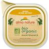 almo nature Bio Organic Maintenance, Alimento Umido per Cani Adulti con Pollo - Confezione da 3.2 kg (32 x 100 g)