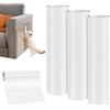Culinavog 3 Rotoli Nastro Adesivo Antigraffio per Gatti, Trasparente Antigraffio per Mobili, Taglio Libero da Sé，PVC Anti-Graffio Protector per Mobili, Divani, Porte, Libri (20 CM x 300 CM)