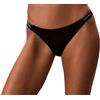 Calvin Klein Donna Slip Bikini Brazilian Vita Bassa, Nero (Black), XL
