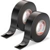 POPPSTAR Nastro isolante autoagglomerante universale, 5m x 19mm x 0,76mm, nero, 2 rotoli