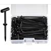 nutmanel 100 pezzi Universali Nylon Fascette Plastica, Autobloccanti Fibbie Stringicavo, Resistenti ai Raggi UV, Fissaggio rapido e foro, per riparazioni quotidiane, casa, giardino, auto, Nero(90 * 20mm)