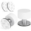 Flintronic Fermaporta a Pavimento, Fermaporta da Muro, 2pz-Bianco(40mm)