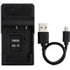 Norifon NP-85 USB Caricatore per Fujifilm FinePix SL1000, SL240, SL245