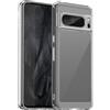 Captor Cover Google Pixel 8 Pro, Custodia Trasparente in Silicone Morbido, Anti-Graffio, Protezione Fotocamera, Anti-Ingiallimento, Flessibile e Resistente per Cover Pixel 8 Pro Google