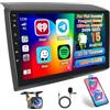 Hikity Autoradio per Fiat Ducato 2006-2023 Peugeot Boxer Citroen Jumper 2G+64G Android 15 Wireless Carplay Radio Stereo Auto con 26UI 9 Pollici Schermo Android Auto GPS WIFI EQ FM RDS MIC Telecamera