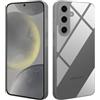 HS Products HSP Cover per Samsung Galaxy S24 5G - Antiurto e Perfettamente Aderente | Custodia in Silicone TPU con Microdots Anti-Ingiallimento e Protezione Fotocamera - Trasparente