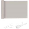 COOL AREA Frangivisto Balcone 70x500cm per Protezione Copri Ringhiera Impermeabile Anti-UV Recinzione Copertura per Privacy Balcone Esterno Terrazza Giardino,Taupe