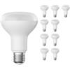 ledscom.de 10 pezzi E27 Lampadina LED, R80, bianco caldo (2700 K), 10 W, 935lm, opaca
