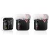 LENSGO 348C 2.4G Wireless Lavalier Microfono System, TF Card Slot Compact