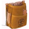 Klein Tools 5-pocket Tool Pouch con nastro in pelle 5125L tanga