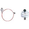 RIBIMEX PRFU8050 Kit per Pulizia Canne Fumarie Sonda 5 M scovolo diametro 80 mm & PRFUTR80 Scovolo di Ricambio, 80 mm