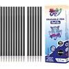 SEND UP 16 Ricariche XXL Penna Gel Cancellabile NERE, Punta 0,7mm, Compatibile 100% solo Legami, +20% Inchiostro (2cm in più), Scatola Cartone, Scrittura Scuola, Segni su Tessuto e Pelle, Regalo