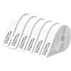 CIMOYBAI 6 rotoli di nastro per etichette termiche per Phomemo D30/D32/D35/Q30/Q30S/Q31, MARKLIFE P11/P12/P15, iEager L11/L12, VRETTI HP3/HP4, 12 x 40 mm etichette termiche autoadesive