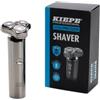 Kiepe Home Precision Shaver, Rasoio Elettrico da Uomo, Testine Rotanti Triple, Batteria Ricaricabile 600mAh, Nero, Uso Quotidiano, IPX6 Impermeabile, Elettrico, #6260, 70 Minuti di Autonomia