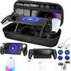 Auarte 13 in 1 Charger Bundle Accessories for Playstation Portal with RGB Charging Dock, Carrying Case for PS Portal with Protective Silicone Cover, 2* Screen Protector, 4* Thumb Grip, Earphone and Type C