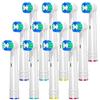 REDTRON Testine di ricambio per spazzolini elettrici Oral B, 12 pezzi Precision Clean Teste spazzolino da denti per Vitality Pro Smart Genius Series e altri EB20-P
