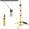 MeFard 60 W Proiettore da cantiere su treppiede, 6500 lumen e faretto a LED impermeabile, angolo di luce di 360 gradi.