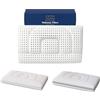 Wellness Pillow Milano Cuscino Cervicale Ortopedico in Memory Foam - Due Altezze Disponibili, Basso e Alto, Antirussamento, Allevia Dolori, Antiacaro, Anallergico (Alto 14 Cm)