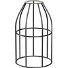 ledscom.de Paralume a gabbia, nero, Ø 122 mm