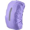 PATIKIL 30-40L Impermeabile Zaino Pioggia Copertura, Antiscivolo Zaino Copertura con Verticale Riflettente Tracolla Resta Asciutto per Escursionismo, Campeggio, Caccia, S, Viola