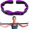 THQAE 1 Pcs Ginnastica artistica, Elastico ginnastica artistica, Gymnastics Stretch Band, elastico danza yoga stretching band per allenatore in allenamento di ginnastica, yoga, latino, Viola