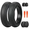ZUKKA Confezione da 2 pneumatici da 16 x 3,0 cm, rivestimento da 80 - 305 Plus, 2 pezzi, tubo da 16 pollici, 16 x 3,0 cm, per bicicletta elettrica, scooter per bambini