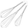 Zenker Set 3 Fruste da Cucina in Acciaio Inox 20/25 / 30 cm - Fruste Manuali per Montare Uova, Panna e Impasti, Ideali per Pasticceria, Salse e Preparazioni Dolci e Salate