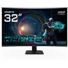 Gigabyte Monitor LeD 32'' Gigabyte GS32QCA EU Da gioco Curco Quad HD 2560x1440p/1ms/Classe G/Nero [GS32QCA]