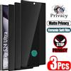 Arvin 3 pezzi protezione schermo privacy in ceramica opaca per Samsung Galaxy S21 S20 S22 S23 S24 Ultra Note 20 10 S8 S9 S10 Plus pellicola anti-spia