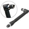 Mr Drill Punta per cacciavite esagonale tipo L 1/4 90 ° Chiave inglese nera da 6,35 mm con manico a doppia estremità