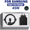 MFIGIGK Caricabatterie Super Veloce 45W PD per Samsung Galaxy S24 Ultra S23 S22 S21 Plus Note10 A54 A34, Cavo Dati Tipo C per Ricarica Rapida 5A