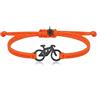 Shopsphère DISTRIBUTION Bracciale Bicicletta | Gioielli Bici | Bracciale Ciclismo | Regali Bici Donna Uomo Ragazza Ragazzo | Bracciale Arancione Bike, Taglia unica, Acciaio inossidabile, Nessuna