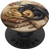 Dragon Book Reader Accessories & Bookish Cute Dragon Wings Book Lover Librarian Fantasy Bookish PopSockets PopGrip Adesivo