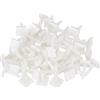 PATIKIL Supporto Adesivo Distanza, 60pz Staffa di Isolamento a Montaggio Inverso Colonna Isolamento Distanziatore PCB 0,5 Altezza Supporto per Supporto Scheda PCB PC, Bianco