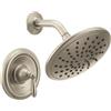 Moen Trim Kit T2252EPBN, Brantford - Sistema solo doccia con soffione a pioggia senza valvola, in nichel spazzolato