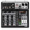 XTUGA Mixer audio professionale a 4 canali per la registrazione del computer, mixer da studio USB con mixer DJ Phantom Power Bluetooth da 48 V, KP4