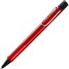 Lamy safari red - Penna a sfera con impugnatura ergonomica e larghezza di tratto M - per una scrittura piacevole e di lunga durata - plastica ASA - ricambio di grande capacità M 16 in blu incluso