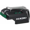 HiKOKI UC18DAJ4Z Caricatore pratico per pacchi batteria 18V e MULTI VOLT con luce LED integrata e funzione banca di potere