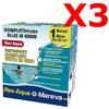 MAREVA SUPER OFFERTA REV-AQUA 30-60 M³ - Trattamento completo di 3 mesi per piscine con volumi da 30000 a 60000 Litri