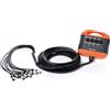 Bespeco Professional s.r.l. Bespeco XTRA800L20SC Stage Box 4 Connettori Combo/4 Xlr F, 20 mt, Schermi