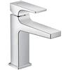 hansgrohe Metropol Miscelatore monocomando lavabo 110 con maniglia a leva e saltarello, cromo, 32506000