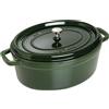 Staub La Cocotte Cocotte ovale - 33 cm, basilico