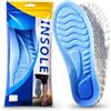 Generic Solette in memory foam 4D per uomini e donne con cuscinetti per arco e tallone, assorbimento degli urti simile a una nuvola per alleviare il dolore a piedi e talloni, comode per turni lunghi di 12 ore