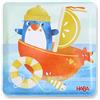 HABA 2012340001 - Libro da Bagno Pinguino - Divertimento Acquatico per Bambini dai 6 Mesi in Poi - con Effetto squallido e Illustrazioni Colorate - Giocattolo Resistente agli Schizzi per la Vasca da
